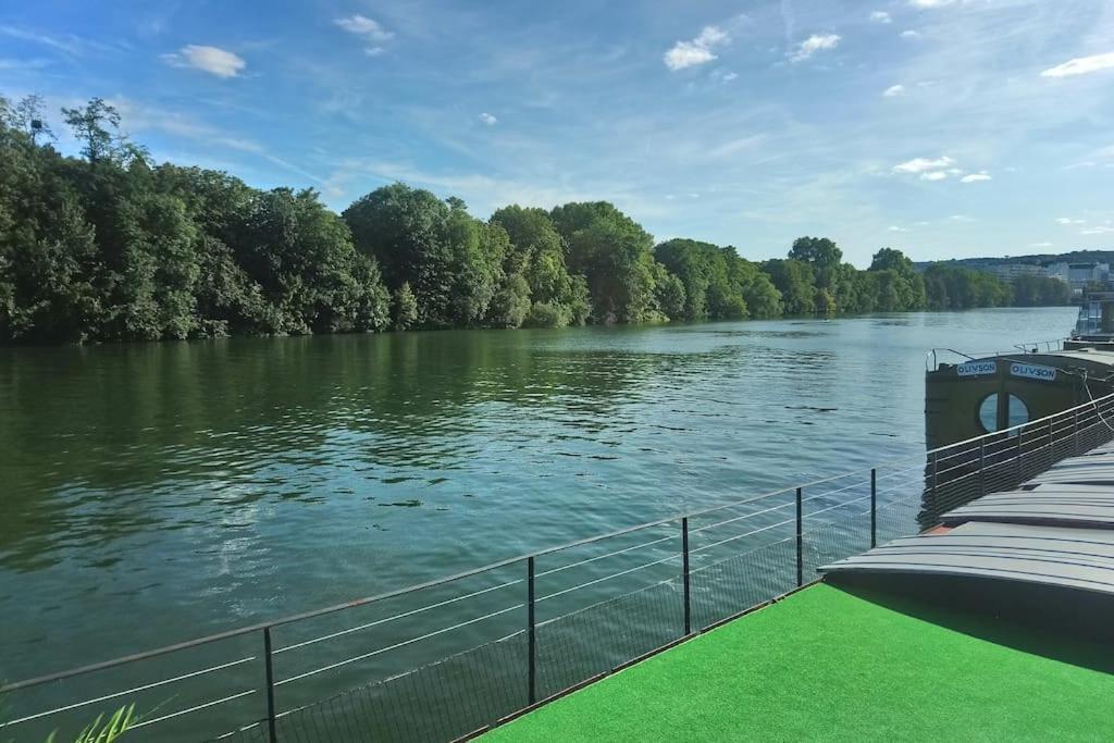 Belle Peniche Romantique A Paris Boulogne-Billancourt Exteriör bild